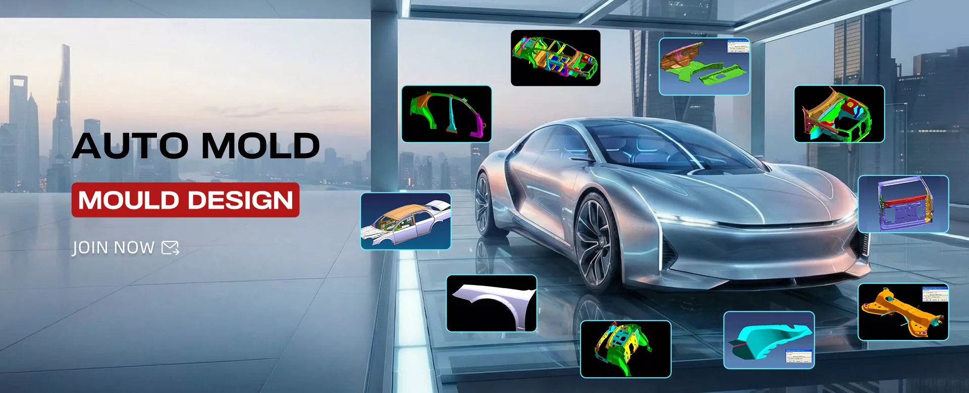 စွမ်းဆောင်ရည်မြင့် မော်တော်ကားကိုယ်ထည် အပြင်ပိုင်း Panel Stamping Molds ထုတ်လုပ်သူ