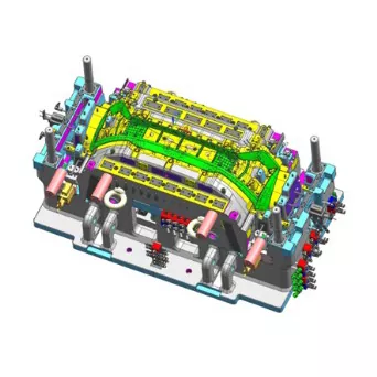 မော်တော်ကား ရှေ့ဘန်ပါ ကိုယ်ထည် ထိုးဆေး Mold