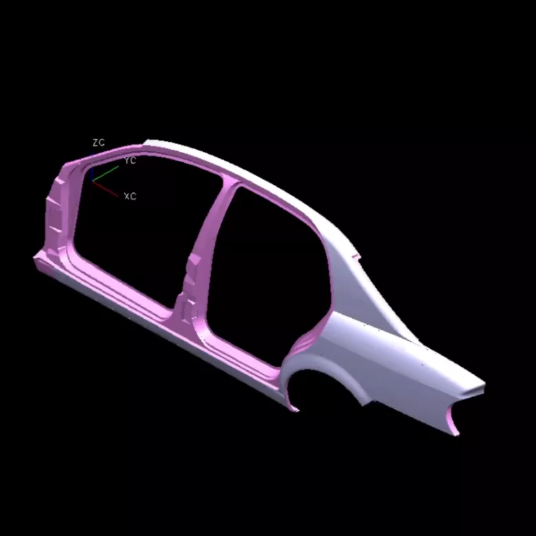 မော်တော်ယာဥ် ညာဘက်ခြမ်း Panel တံဆိပ်တုံးထုပြီး သေဆုံးခြင်း။