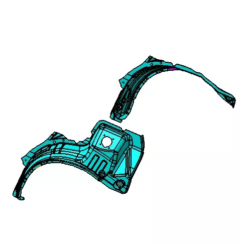 Automotive Wheel Arch Wheel Cover Injection Mold